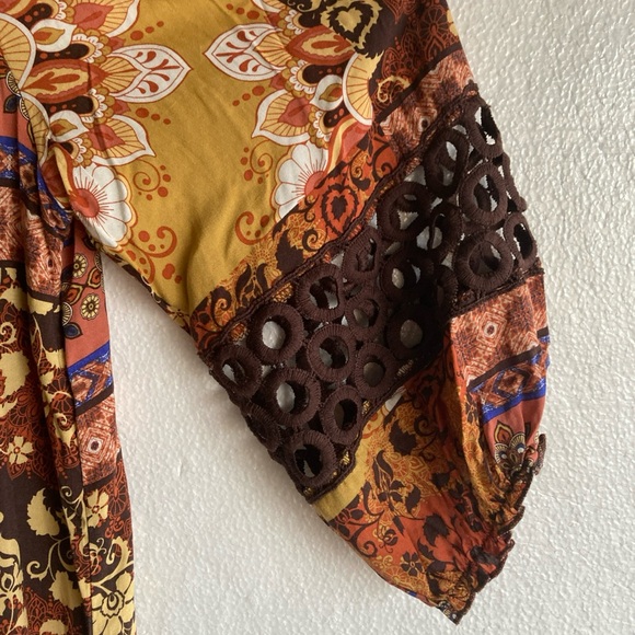 Cato Multicolor Bohemian Blouse - Picture 3 of 7